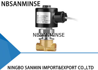 CO2 Sıvı Buharlı Pirinç Solenoid Valf Normalde Kapalı Yüksek / Düşük Sıcaklık