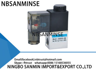 2V Serisi DC 12 Volt Pnömatik Solenoid Valf 2 Yollu 2 Konumlu Doğrudan Tahrik / Kılavuz Tip Eylem