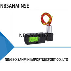 Küçük Spool Plate Pnömatik Solenoid Valf Tek Elektrikli Kontrol CT4 NBR PUR Kapalı