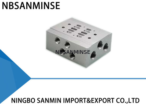 Pnömatik Solenoid Valf Parçaları Manifold Tabanı SMC AirTAC CKD Koganei Tipi