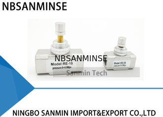 NBSANMINSE RE Akış Kapasitesi Kontrol Vanası G Konu 1/8 1/4 3/8 1/2 Pnömatik Hava Standart Tip Kontrol Vanası