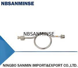 Çok dayanıklı ve doğru paslanmaz çelik basınç ölçer tampon tüpü 302B DN15×DN15 Çeşitli uygulamalar için