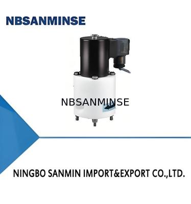 Politetrafloro Elektromanyetik Vana PTFE Solenoid Vana, Maks. +120℃ Sıcaklık Direnci, 0.01～0.6 MPa Çalışma Basıncı ve 1.2 MPa Basınç Dayanımı