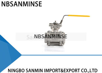 CF8M 1 inç Hidrolik Yüksek Basınç Küresel Vana 1000psi WOG Paslanmaz Çelik SS316 Petrol Gaz Su Borusu Hattı Uygulaması