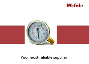 SM1SP - 63mm L / B Liquid Filled Pressure Gauge For Extreme Vibration Application