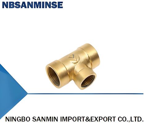 Copper tee    Brass Fitting Connect With Pipe For Water  Oil Air