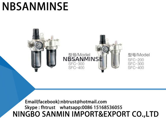 Profesyonel SFC FRL Pnömatik Endüstriyel Hava Filtresi Regülatörü ve Yağlayıcı