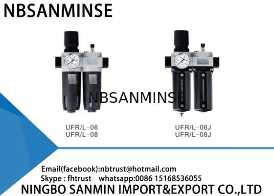 Hava Filtresi Regülatörü Yağlayıcı Pnömatik İki Adet FRL Otomasyon CNC Makinesi Hava kompresörü Parçaları