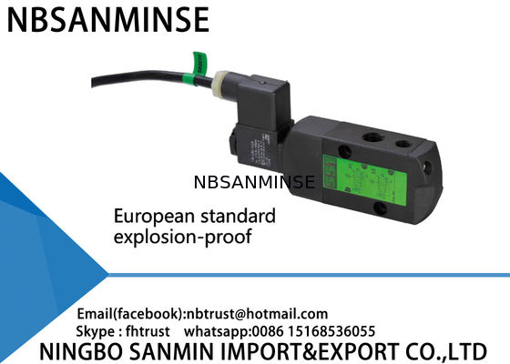 NAMUR551 Serisi Pnömatik Solenoid Valf Patlamaya Dayanıklı AISCO Tip NBR PUR Conta