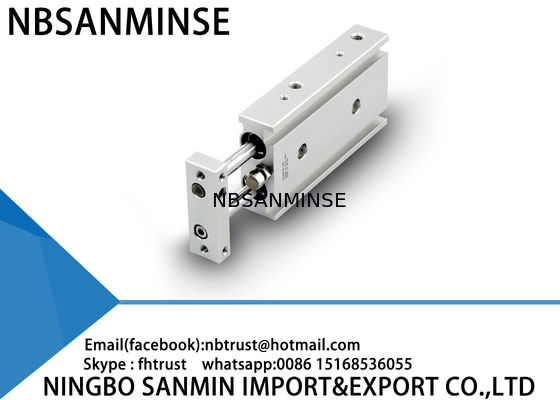 Özel Çift Çubuk Pnömatik Hava Silindir Temel Tip 6mm 10mm 15mm Delik Boyutu