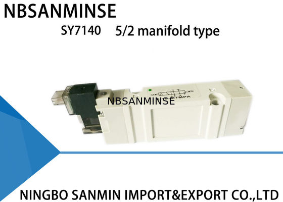 SY7000 Küçük Smc Solenoid Valf Manifoldu Bireysel Yüksek Güvenilirlik Monte