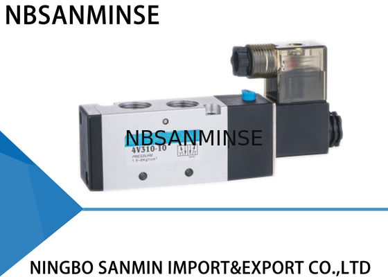 Yüksek Basınçlı Pnömatik Solenoid Valf Hava Yön Kontrol Vanası 4V 300 Serisi