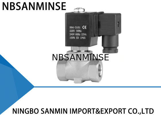 P4 Mini Pirinç / SS 316 Elektrikli Solenoid Su Vanası Pilot Kumandalı Eylem