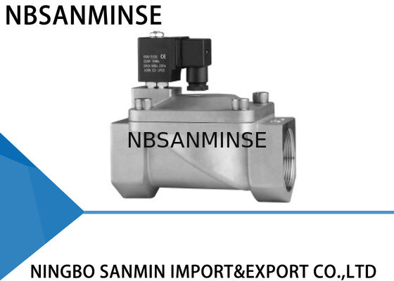 P7 Büyük Çaplı Normalde Açık Solenoid Vana Paslanmaz Çelik 304/316