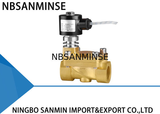 CO2 Sıvı Buharlı Pirinç Solenoid Valf Normalde Kapalı Yüksek / Düşük Sıcaklık