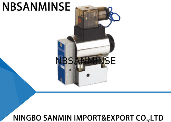 DC 24 Volt Küresel Hidrolik Solenoid Valf Normalde Açık / Kapalı 23QDF 24QDF