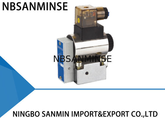 DC 24 Volt Küresel Hidrolik Solenoid Valf Normalde Açık / Kapalı 23QDF 24QDF