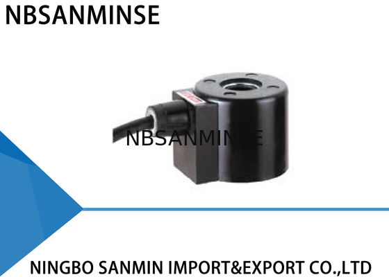 16431 Kurşun Tip Solenoid Valf Bobini DC 18 Watt Normal Güç Siyah Renk