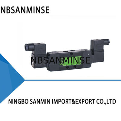 IP65 Su geçirmez Çift Bobin Solenoid Valfi 0.2-1.0Mpa 60°C NBR PUR Seal Slide Sleeve Tipi