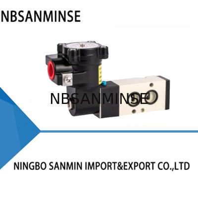 Patlama Karşıtı Pnömatik Solenoid Valf Gücü NAMUR Plaka Tipi DC24V 3.6W 4M310-08-GB