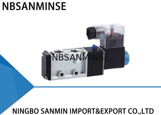 ST Beş Port G1 / 4 "İplik Borusu Solenoid Valfı, Pnömatik Yön Kontrol Vanası