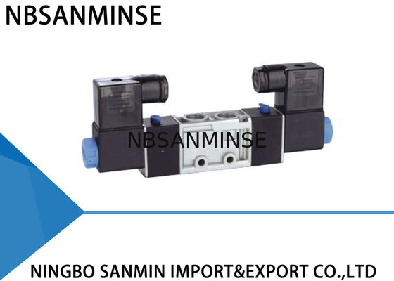 ST Beş Port G1 / 4 "İplik Borusu Solenoid Valfı, Pnömatik Yön Kontrol Vanası