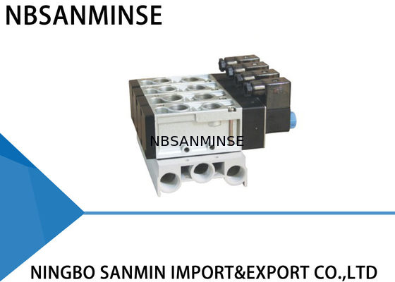 40 Mikron Filtreli Hava Pnömatik Solenoid Vana Beş Port G1 / 2 "Port Boyutu
