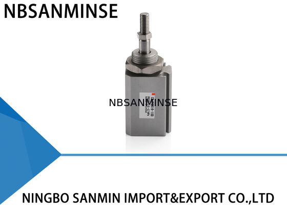 İplikli / İpliksiz Kauçuk Tampon Tek Rod Pin Hava Pnömatik Silindir