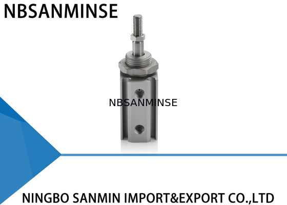 İplikli / İpliksiz Kauçuk Tampon Tek Rod Pin Hava Pnömatik Silindir