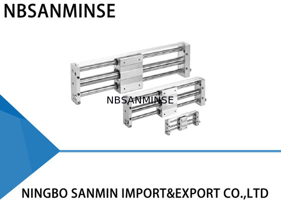 Bilyalı Burç Rulman Pnömatik Hava Silindiri Manyetik Olarak Bağlantılı Rodless