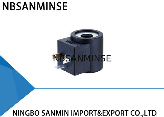 DC24V DC 18.  5W Normal Güç Hidrolik Solenoid Valf Bobini DIN43605A Bağlantı Tipi