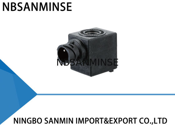 Otomobil Sınıfı F / H 10 W DC24V Solenoid Vana Bobin Fiş Tipi HL012 UL