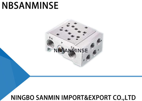 Pnömatik Solenoid Valf Parçaları Manifold Tabanı SMC AirTAC CKD Koganei Tipi