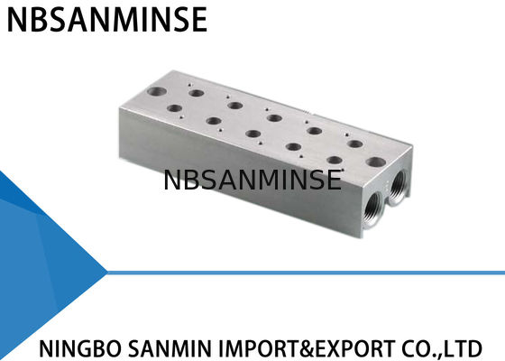 Airtac Festo Parker CKD SMC Valf Kombinasyon Tabanı için ISO Pnömatik Solenoid Valf Manifoldu Grubu