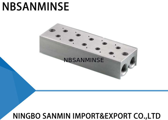 Airtac Festo Parker CKD SMC Valf Kombinasyon Tabanı için ISO Pnömatik Solenoid Valf Manifoldu Grubu