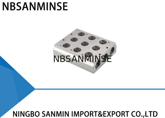 Airtac Festo Parker CKD SMC Valf Kombinasyon Tabanı için ISO Pnömatik Solenoid Valf Manifoldu Grubu
