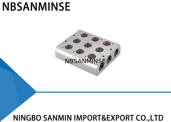 Airtac Festo Parker CKD SMC Valf Kombinasyon Tabanı için ISO Pnömatik Solenoid Valf Manifoldu Grubu