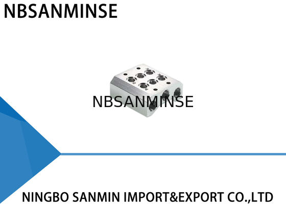 Airtac Festo Parker CKD SMC Valf Kombinasyon Tabanı için ISO Pnömatik Solenoid Valf Manifoldu Grubu