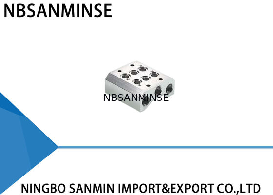 Airtac Festo Parker CKD SMC Valf Kombinasyon Tabanı için ISO Pnömatik Solenoid Valf Manifoldu Grubu