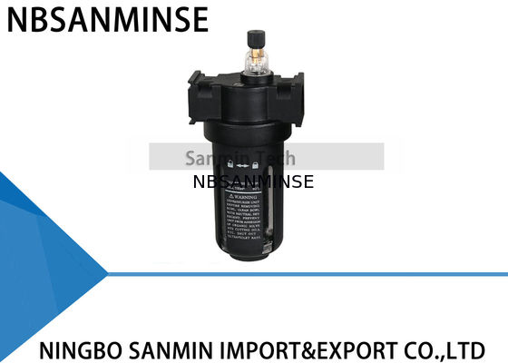 Siyah Alüminyum Alaşımlı Filtre Regülatörü Yağlayıcı SL2000 SL3000 SL4000