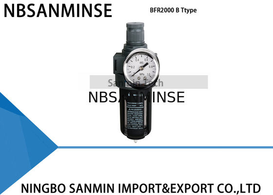 Standart 5um Filtre Regülatörü Yağlayıcı Sanmin AFR2000 BFR2000 Bir Ünite