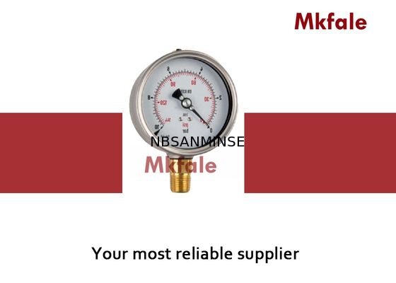 G1 / 4 G1 / 2 Dijital Sıvı Basınç Göstergesi Sıvı Dolgulu Yağ Basınç Göstergesi IP65