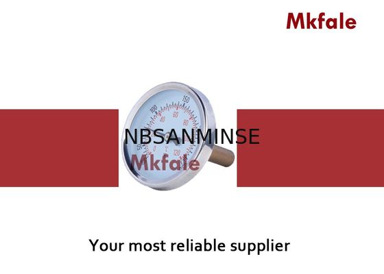 SMKP Krom Çelik Bimetalik Termometre Sıcaklık Elemanı Sınıf 2.5 Doğruluk