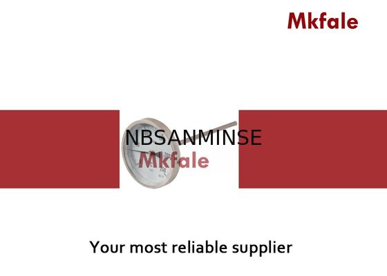 SMWS Ekonomik Sıvı Basınç Göstergesi Paslanmaz Çelik Bimetalik Termometre IP43