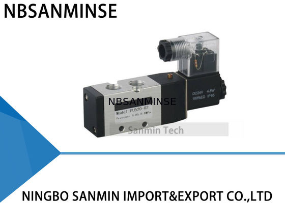 1/4 3/8 1/2 Elektrikli Pnömatik Solenoid Valf NBSANMINSE PU520 Hava Kontrol Vanası