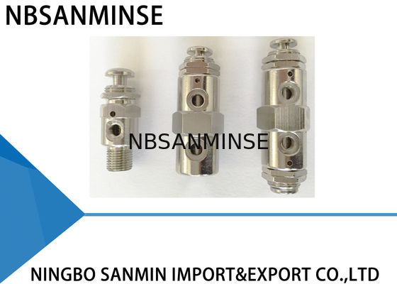 M5 G 1/8 Pnömatik Mekanik Valf NBSANMINSE 2 P 31 P 3 P 41 P 4 P 4PP Mini Değişim Vanası