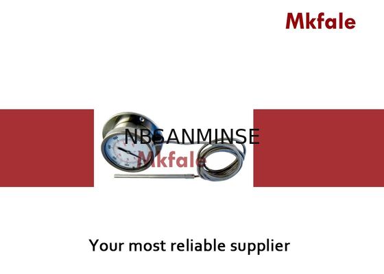 SMGC Paslanmaz Çelik Gaz Genişleme Kılcal Termometre Sıvı Basınç Göstergesi