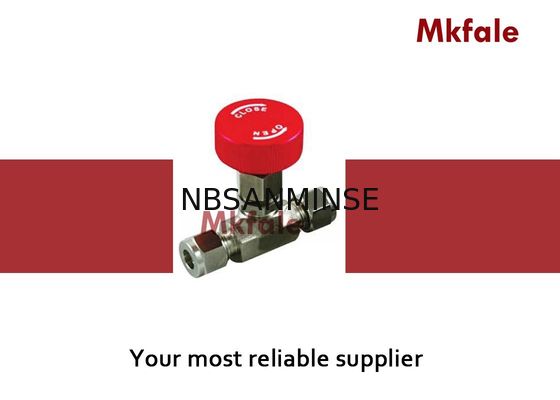 MNV Mini Gaz İğnesi Hidrolik Küresel Vana Boru Sonu Bağlantı Açısı Tipi