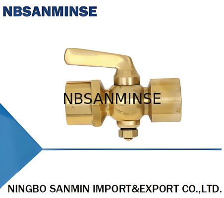 305-DN6 305-DN10 305-DN15 İki başlı bakır basınç ölçer fiş