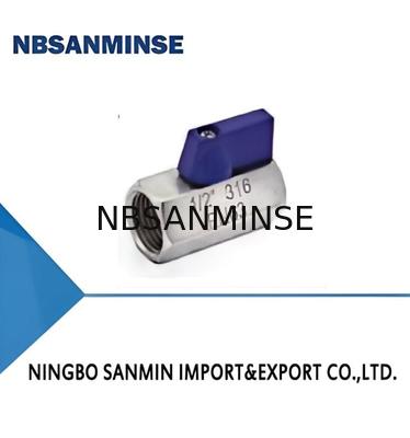 1/4 inçlik Mini Top Pnömatik Solenoid Kontrol Valfi F/F PN64